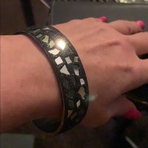 Trendy Mirrored Bangle Bracelet
